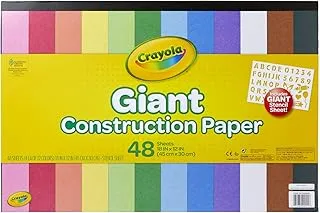 Crayola 99-0055 Giant Construction Paper Pad 18