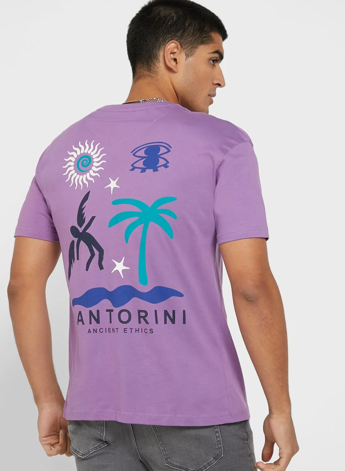 Seventy Five Oversized Santorini T Shirt