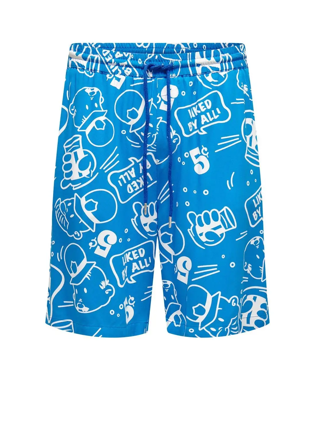 Only & Sons Slogan Shorts