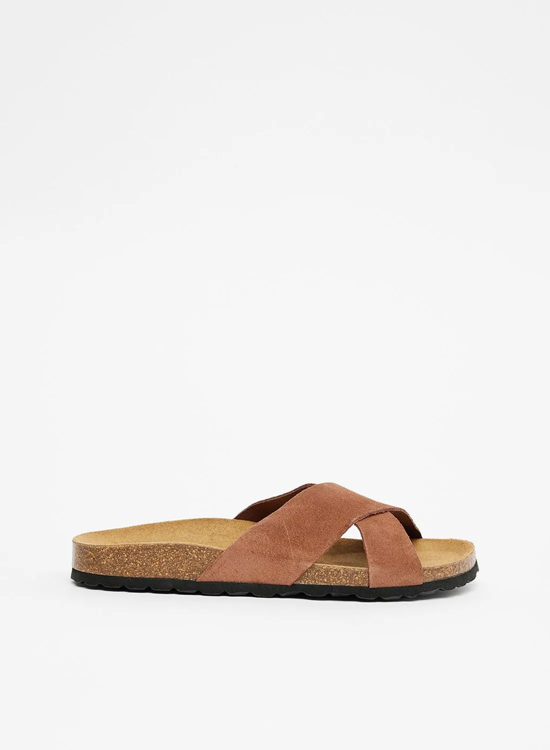 ONLY Suede Flat Sandals