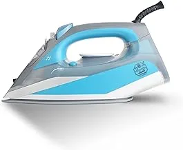 Jano Steam Iron with Ceramic Coating Plate Wattage: 2200, Color: Blue
