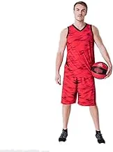 Peak FW792001 Basketball Uniforms, X-Large Size, Red