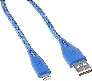 RavPower RP-CB1026 كابل USB A إلى Lightning بطول 1.2 متر نايلون أزرق