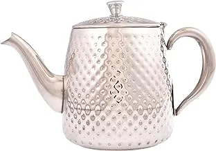 ZAD Stainless Steel Tea Pot with Hollow Handle, 70 oz Capacity