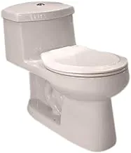 مقعد المرحاض فلورا من السيراميك السعودي SCK4 مع آلية التنظيف وغطاء مقعد المرحاض، أبيض