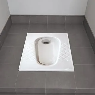 الخزف السعودي الوادي 700 مقعد المرحاض العربي للأدوات الصحية، أبيض
