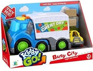 Kiddy Go Free Wheel Cargo Truck with Lights and Sound, 19.5 cm Size