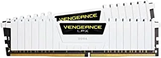 CORSAIR Vengeance LPX 16GB (2x8GB) DDR4 3200 (PC4-25600) C16 لأنظمة DDR4 - أبيض