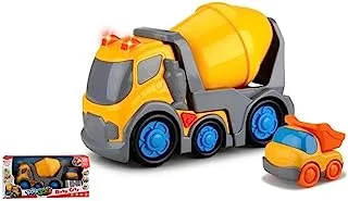 Kiddy Go Free Wheel Concrete Mixer Truck with Lights and Sound