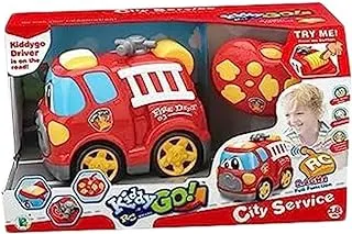 Kiddy Go Full Function Remote Control Fire Truck, 19 cm Size