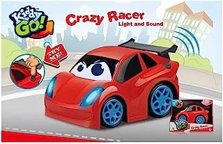 Kiddy Go Free Wheel Sport Car with Lights and Sound, 19 cm Size