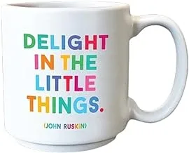 Quotable Delight In The Little Things Mini Mug, 3 Oz Capacity