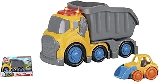 Kiddy Go Free Wheel Dump Truck with Lights and Sound, 19.5 cm Size