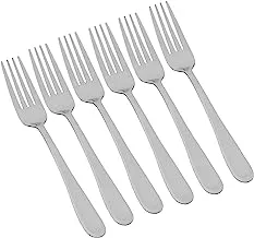Al Saif Florence Design Stainless Steel Table Fork Set 6-Pieces