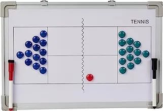 Leader Sport TE47090001 Tennis Tactic Magnetic Board, Multicolour