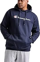 هودي رجالي من Champion Graphic Powerblend Fleece Hood بغطاء رأس من الصوف Graphic Powerblend