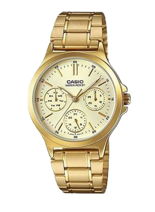 CASIO Stainless Steel Analog Wrist Watch LTP-V300G-9AUDF