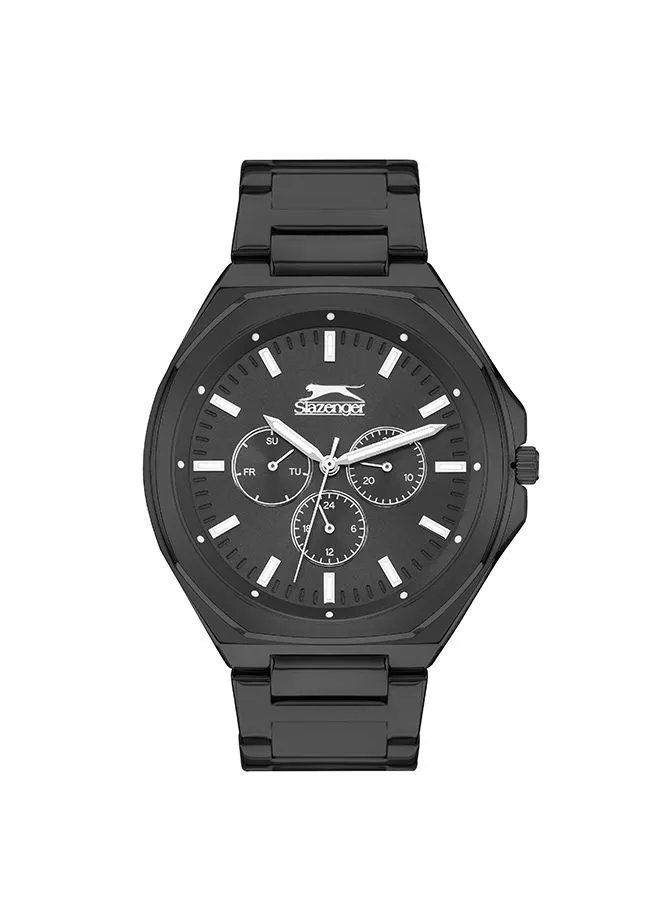 Slazenger Men's Chronograph Tonneau Shape Metal Wrist Watch SL.9.2039.2.02 - 46.1 Mm