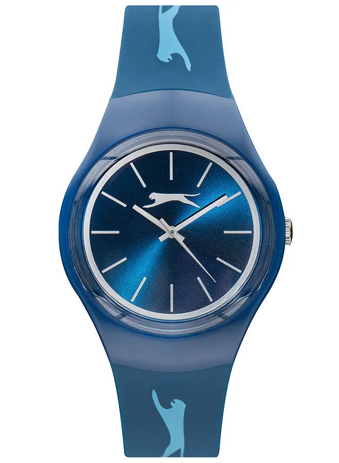 Slazenger Unisex Analog Round Shape Silicone Wrist Watch SL.9.6570.3.01 - 35 Mm