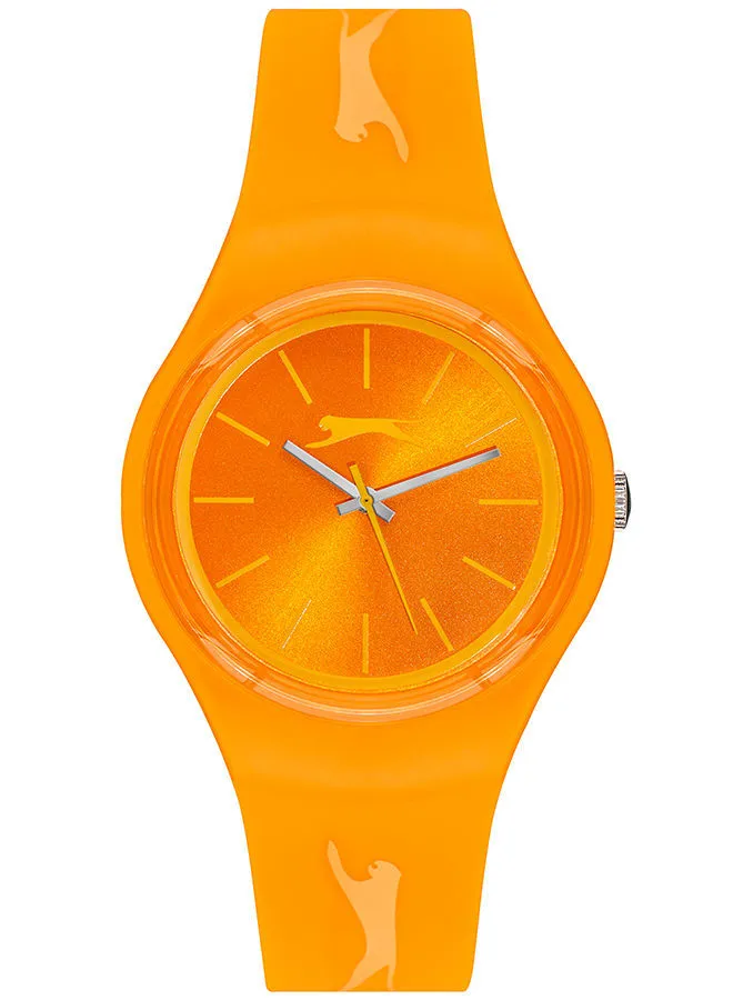 Slazenger Unisex Analog Round Shape Silicone Wrist Watch SL.9.6570.3.02 - 35 Mm