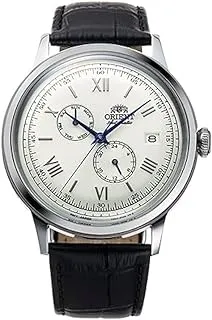 Orient Mechanical Classic Watch, Leather Strap - (RA-AK0701S) 40.5mm White, White, 40.5mm, White, 40.5mm, strap