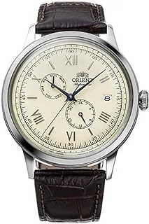 Orient Mechanical Classic Watch, Leather Strap - (RA-AK0702Y) 40.5mm Cream, Cream, 40.5mm, strap, Cream, 40.5mm, strap