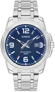 Casio Watch For Men'sBlue Dial Stainless Steel Band - MTP-1314D-2AV