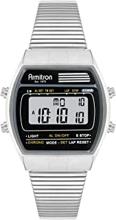 ساعة Armitron Sport Retro للرجال بسوار رقمي كرونوغراف ، 40/8487