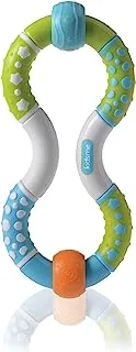Kidsme Twist & Learn Ring Rattle, baby rattling toy - Activity toy, from 3 months to 18 months- Multicolour
