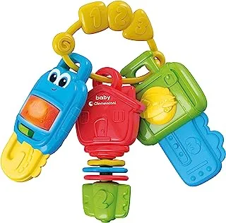 Clementoni Multi-Activity Keys Toy with Sounds and Music - For Age 3+ Months