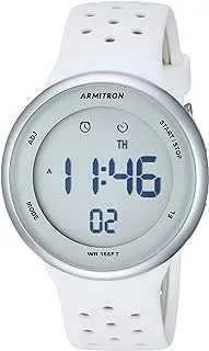 Armitron Sport Unisex Digital Chronograph Silicone Strap Watch, 40/8423