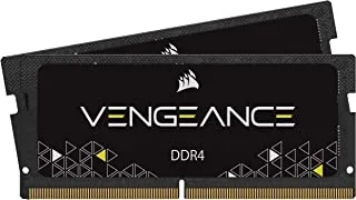 ذاكرة Corsair Vengeance Performance SODIMM سعة 32 جيجابايت (2 × 16 جيجابايت) DDR4 2933 ميجاهرتز CL19 غير مخزنة مؤقتًا للجيل الثامن أو أحدث Intel Core™ i7، وأجهزة الكمبيوتر المحمولة من سلسلة AMD Ryzen 4000