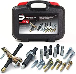 Powerbuilt Harmonic Balancer Puller and Installer Tool Set, Install and Remove Kit, Cars and Light Trucks, Storage Case - 648637