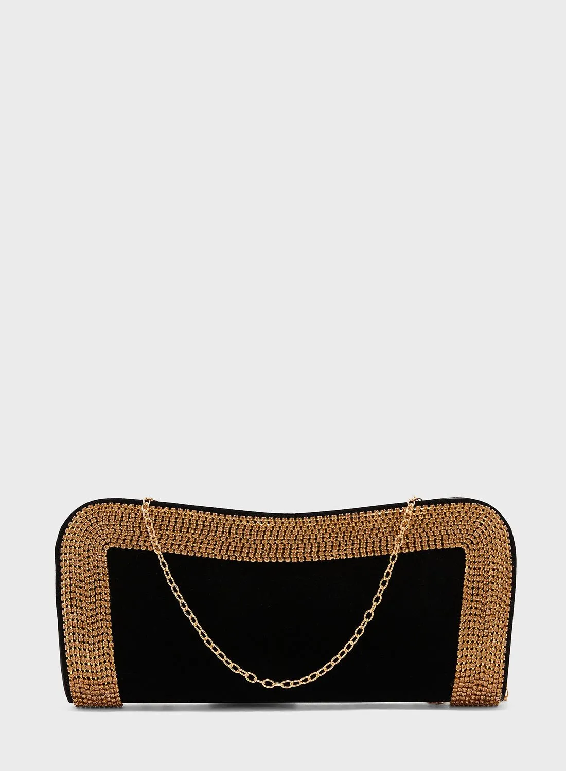 حقيبة يد Ella ذات إصدار محدود ومفصلة باللون الذهبي اللامع