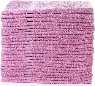 Simpli-Magic Cotton Set, Hand Towels, 16” x 27”, Pinky, Pack of 12