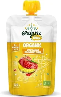 Originz Organic Apple Banana Strawberry Smoothie 120 g