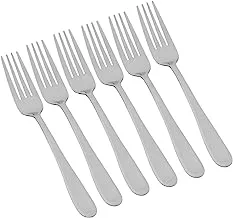 Al Saif Florence Design Stainless Steel Cake Fork Set 6-Pieces