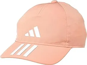 قبعة بيسبول AEROREADY للتدريب على الجري بثلاثة خطوط للبالغين من الجنسين من adidas