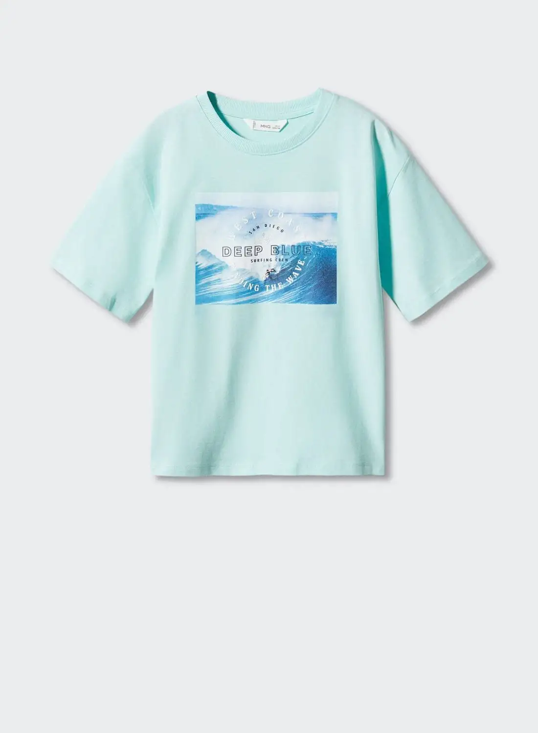 MANGO Kids Surfing Print T-Shirt