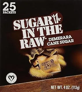 Sugar In The Raw Turbinado Cane Sugar, 25 Sachet