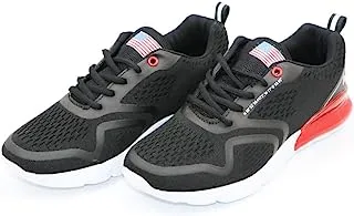 Nasa NA000135 12 Mens Casual Athletic Sports Shoes - Black/Red, Size 44 EU