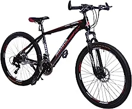 دراجة جبلية من ميسوكا MSK915 مقاس 26 بوصة ، أسود / أحمر