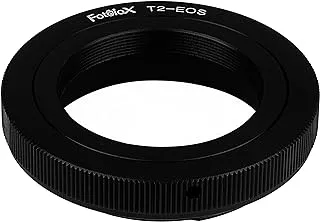 Fotodiox Lens Mount Adapter - T-Mount (T / T-2) Screw Mount SLR Lens to Canon EOS (EF EF-S) Mount SLR Camera Body