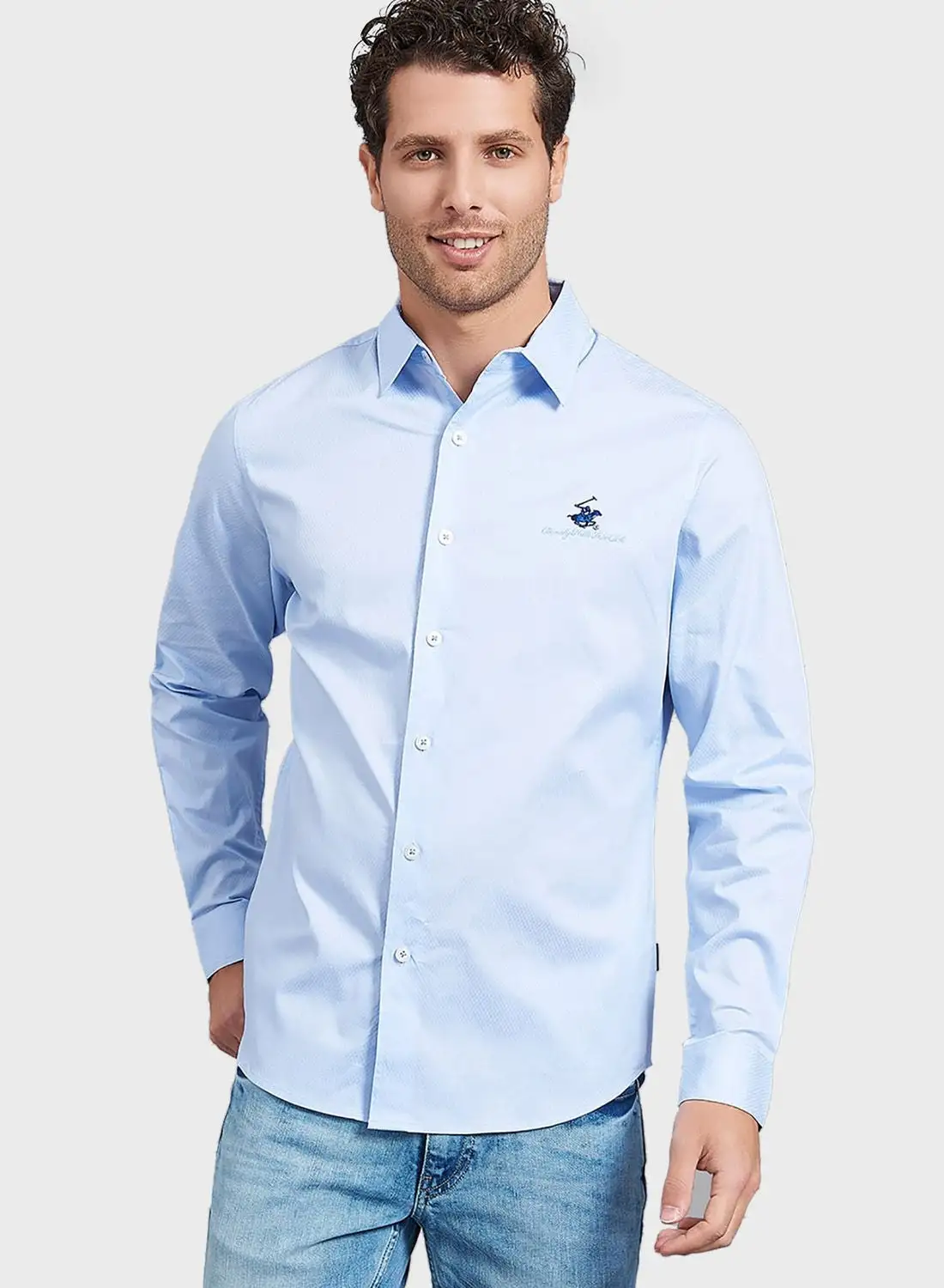 bhpoloclub Logo Regular Fit Shirt