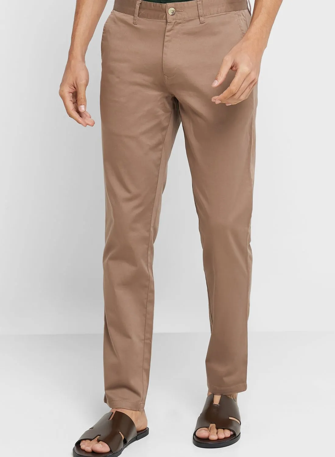 Robert Wood Stretch Chinos Trousers