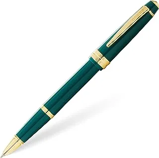 Cross Bailey Light Polished Green Resin and Gold Tone Rollerball Pen