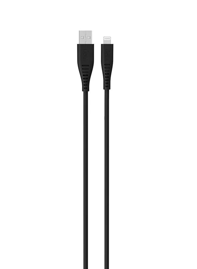 Goui Silicon Cable USB to Lightning 1.5M Black