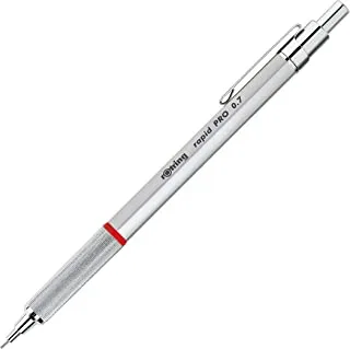 Rotring Rapid Pro Mechanical Pencil, 0.7 mm, Silver