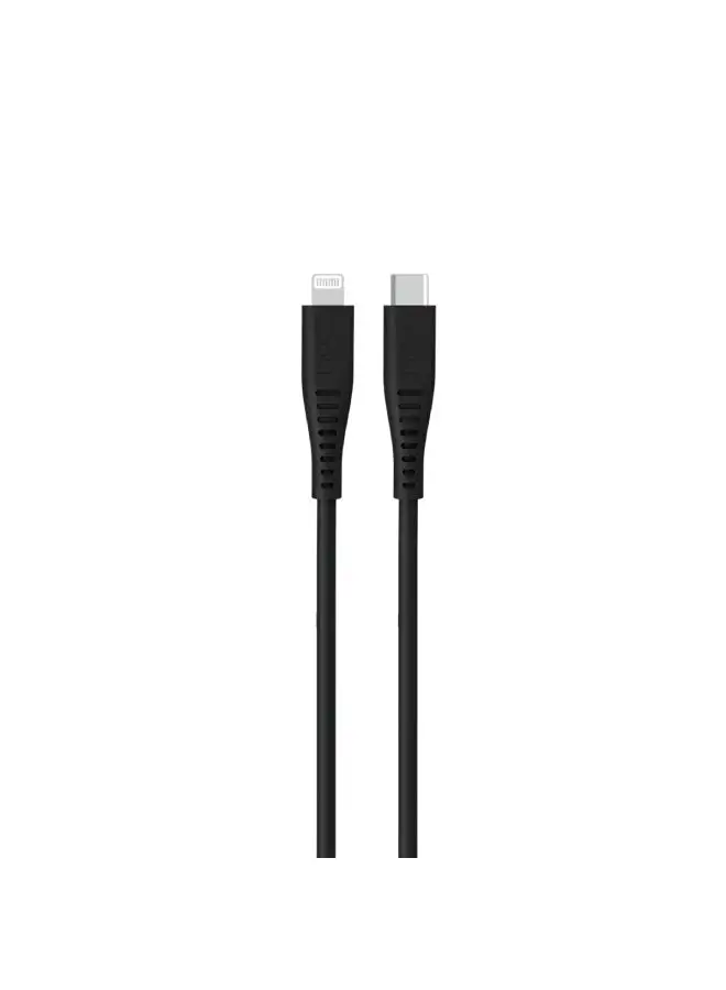 Goui Silicon Cable Lightning to Type C 1.5M Black