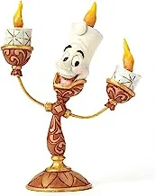 Disney Traditions by Jim Shore “Beauty and the Beast” Lumiere Stone Resin Figurine, 4.75”